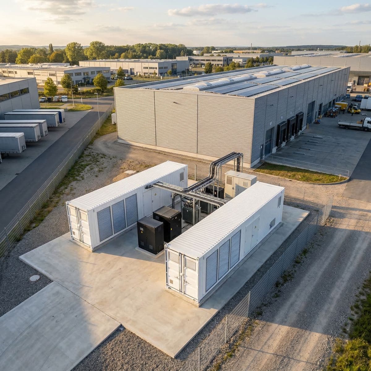 Commercial containerized battery energy storage system