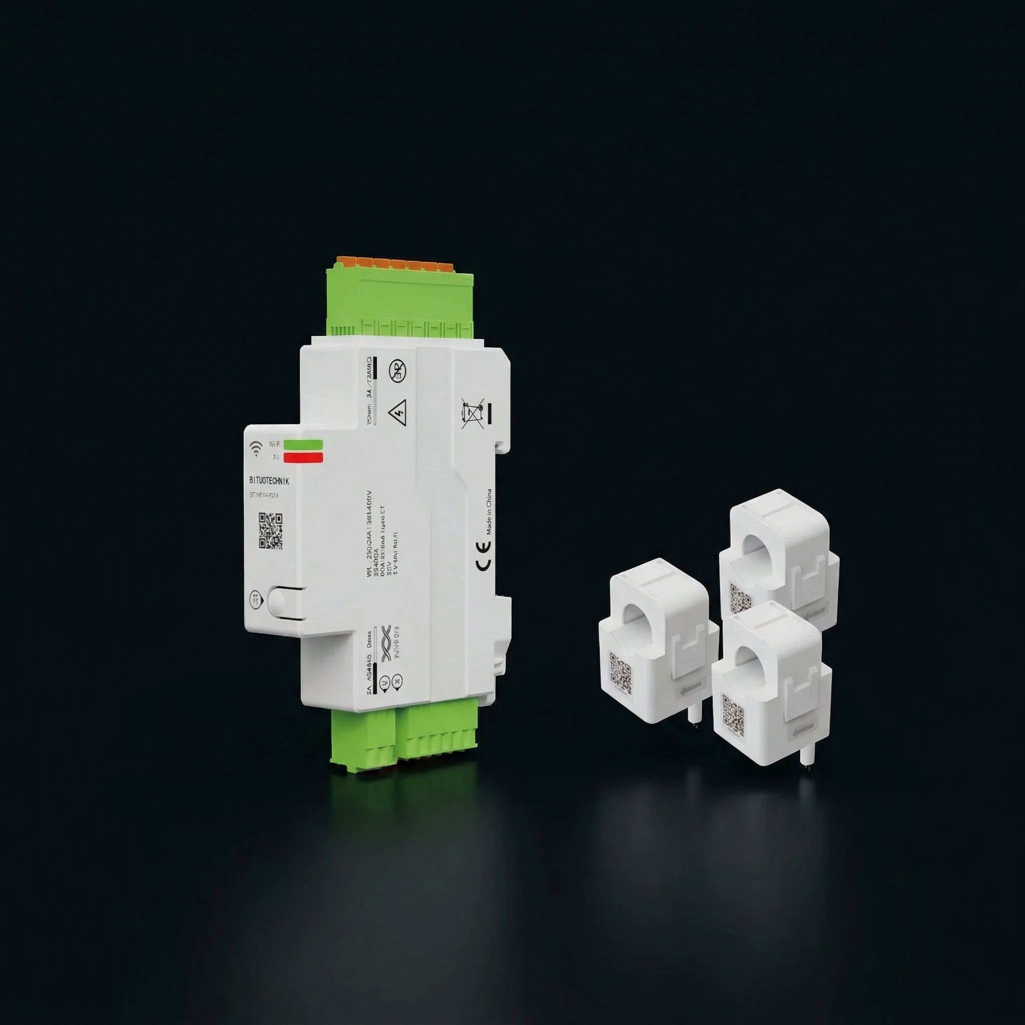 Spark Meter CT — clamp-CT energy meter for retrofit and main-feed monitoring